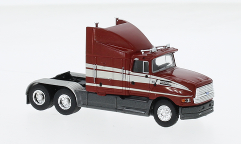 BK85900 - Ford Aeromax - Dark Red/Beige 1990 (HO Scale)