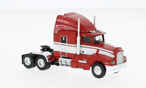 BK85926 - Kenworth T 600 - Red/White 1984 (HO Scale)