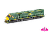 C Class Locomotive, C506 Green Trains - Green & Yellow (C-17) HO Scale