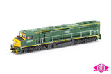 C Class Locomotive, C510 SSR - Green & Yellow (C-20) HO Scale