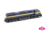 C Class Locomotive, C505 VR - Blue & Gold with Radio Equipped Stickers (C-5) HO Scale