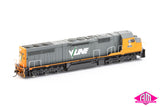 C Class Locomotive, C507 V/Line - Orange & Grey with Radio Equipped Stickers (C-9) HO Scale