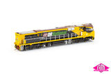 UGL C44aci 6000 Class Locomotive, 6012 QR National (C44-50) HO Scale