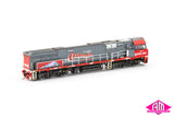 UGL C44aci PHC Class Locomotive, PHC001 Crawfords Freightlines "Carrot" (C44-73) HO Scale