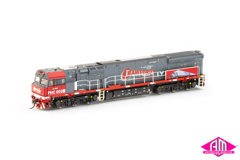 UGL C44aci PHC Class Locomotive, PHC002 Crawfords Freightlines "Spud" (C44-74) HO Scale