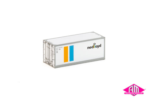 20 Foot Smooth Side Container Nedlloyd V2 Twin Pack CON-176