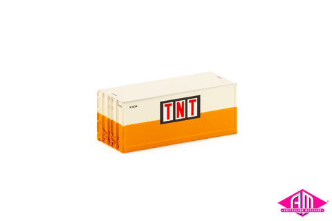 20 Foot Smooth Side Container TNT - With Logo Twin Pack CON-204