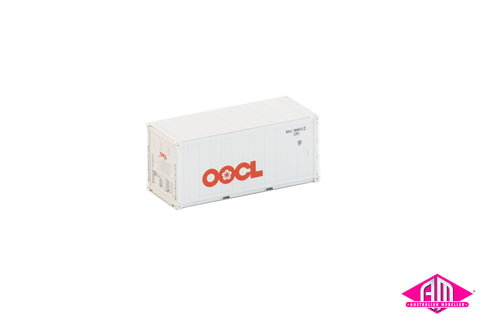 20’ Refrigerated Container OOCL Twin Pack (N Scale)