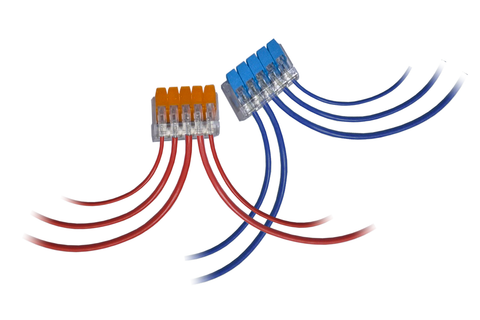 DCC Concepts DCW-iL5.12 - Solder-Free 5 Terminal i-Link Connectors (12-pack)