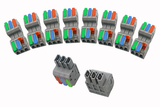 DCC Concepts DCW-iLP3.8 - Solder-Free 3-Pole 2-piece PLUGGABLE i-Link Connectors (8 pairs)