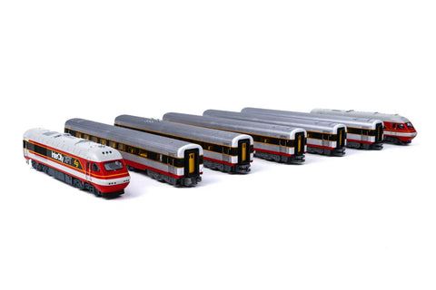 NSW XPT - State Rail Authority "Candy" Livery - 7 Car Set (N Scale)