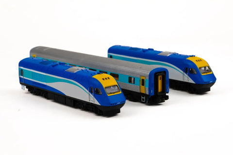 NSW XPT - Trainlink Blue "No Logo" Livery - 3pc Set (N Scale)