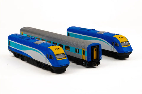 NSW XPT - Trainlink Blue "No Logo" Livery - 3 Car Set (N Scale)