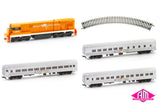 Great Southern C30 Locomotive & 3 Passenger Coaches Set (With Track) (HO Scale)