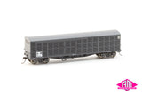 HLX-05 45' Louvre Vans Gunmetal Grey with 2CG Bogies (3 pack)