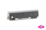 HLX-05 45' Louvre Vans Gunmetal Grey with 2CG Bogies (3 pack)