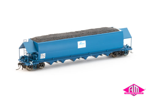 CHS Coal Hopper 1980s NHVF Faded PTC Blue Pack10 (4 pack) HO Scale