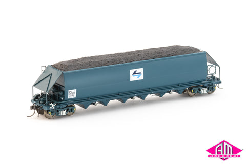 CHS Coal Hopper 1970s CHS PTC Blue Pack3 (4 pack) HO Scale