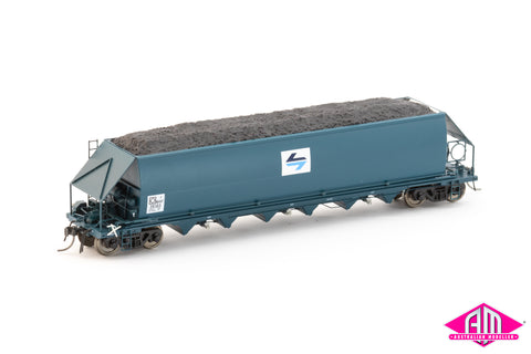 CHS Coal Hopper 1980s NHVF PTC Blue Pack5 (4 pack) HO Scale