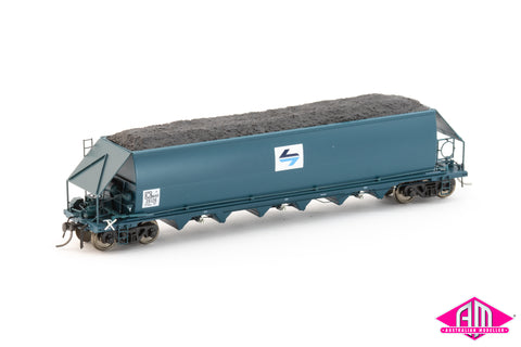 CHS Coal Hopper 1980s NHVF PTC Blue Pack8 (4 pack) HO Scale