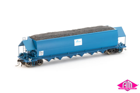 CHS Coal Hopper 1980s NHVF Faded PTC Blue Pack9 (4 pack) HO Scale