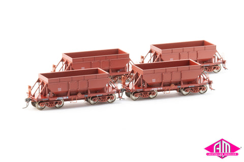 VR NN / VHWA BALLAST WAGONS PACK 08 (4 pack) HO Scale