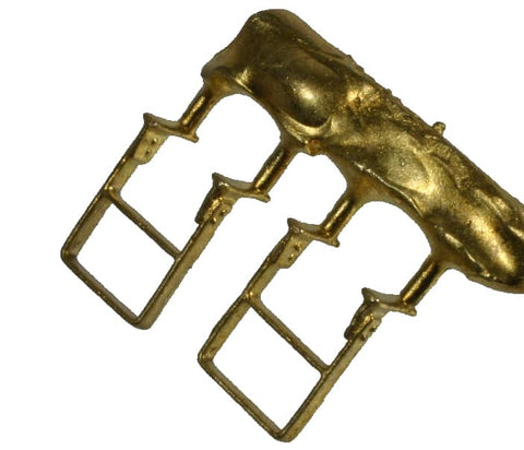 IF-DET001 - Brass Passenger Car Steps - 4pc (HO Scale)