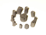 IF-DET011 - Urethane Tree Stumps - 11 Assorted Shapes (HO Scale)