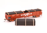 IF-WGL023 - 22'0" Black Pipe Load with Cradles (HO Scale)