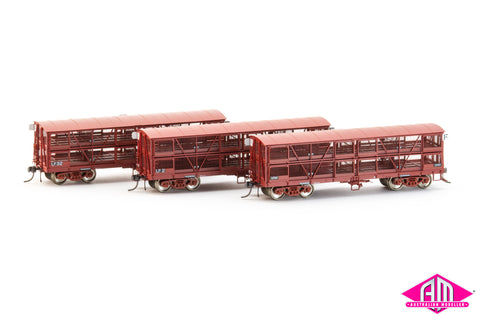 VR Sheep Wagon LF2, LF32, LF44, (3 Pack) HO Scale