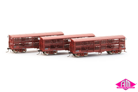 VR Sheep Wagon LF24, LF39, LF49, (3 Pack) HO Scale