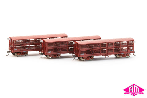 VR Sheep Wagon LF27, LF35, LF41, (3 Pack) HO Scale