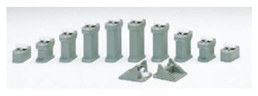 KA23-015-1 - Incline Pier Set 15-50mm (1/2" to 2") (N Scale)