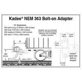 KD-51 - #51 NEM 363 European Style Couplers - Short (HO Scale)