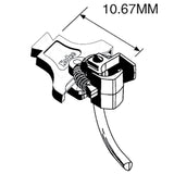 KD-53 - #53 NEM 363 European Style Couplers - Long (HO Scale)