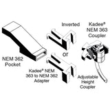 KD-54 - #54 NEM 363 European Style Couplers - Extra Long (HO Scale)