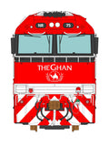 3D Wall Art NR Class NR75 The Ghan Mk2 (1:8 Scale) LA-11
