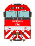 3D Wall Art NR Class NR75 The Ghan Mk2 (1:8 Scale) LA-11