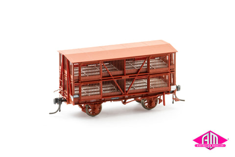 Victorian 'L' 4 Wheel Sheep Wagon - 1950s (HO Scale) 6 Pack LSV-01