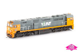 N Class Locomotive V/Line Orange/Grey 'City of Maryborough' N458 (N-15) HO Scale