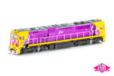 N Class Locomotive V/Line PTV Purple/Yellow 'Rural City of Wodonga' N452 (N-26) HO Scale