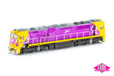 N Class Locomotive V/Line PTV Purple/Yellow 'City of Geelong' N464 (N-28) HO Scale