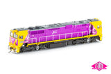 N Class Locomotive V/Line PTV Purple/Yellow 'City of Geelong' N464 (N-28) HO Scale