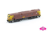 442 Class locomotive 44223 Indian Red with White L7 & No Yellow Stripe (N442-4) N-Scale