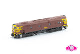 442 Class locomotive 44223 Indian Red with White L7 & No Yellow Stripe (N442-4) N-Scale