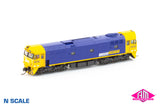 80 Class locomotive 8046 Pacific National Blue/Yellow (N80-14) N-Scale
