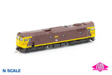 80 Class locomotive 8032 Reverse With White L7 (N80-3) N-Scale