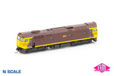 80 Class locomotive 8044 Reverse With No L7 (N80-4) N-Scale