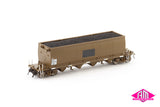 NHHF Coal Hopper without End Canopy, Pacific National Wagon Grime with Patch Job - 4 Car Pack (NCH-109) HO Scale