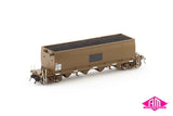 NHHF Coal Hopper without End Canopy, Pacific National Wagon Grime with Patch Job - 4 Car Pack (NCH-110) HO Scale